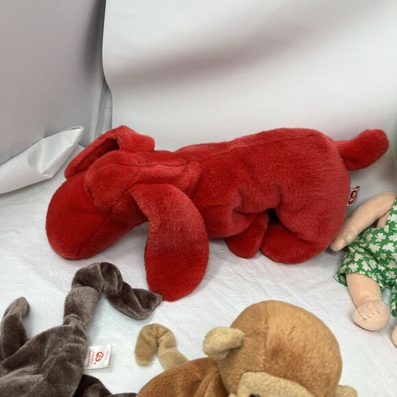 Ty Beanie Babies & Plush Lot of 11 Poodle Bear Scorpion Troll Dog Monkey Etc - Picture 5 of 13
